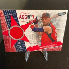 2019 Topps Update Series All-Star Stitches Hunter Pence #ASSR-HP Red /25 (MEM)