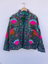 Handmade suzani velvet jacket Boho chic coat uzbek women's wear party wear coat
