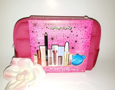 Sephora Favorites Holiday Lip Kit 10pc Gift Set Lancome Tarte Huda