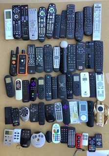 Lot of 60 Remote Controls Sony Samsung Panasonic Vizio Lasko Insignia More