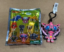 Godzilla Power Rangers Series 1 Figural Bag Clip Pink Kaiju Ranger Mothra NEW