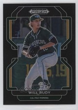 2022 Panini Prizm Draft Picks Black Prizm Will Rudy #PDP162 0hk3