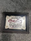 Coca-Cola Framed Vintage Style Metal Sign Wall Decor