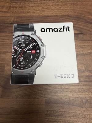 Amazfit T-Rex 3 - 48 mm Fitness Smart Watch w/ Voice Control (Onyx) BRAND NEW