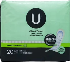 Kotex Security Ultra Thin Pads Long 20 Each
