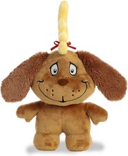 Dr. Seuss The Grinch Plush Stuffed Max Dog, 8", by Aurora