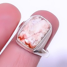 Crazy Lace Agate - Australia 925 Sterling Silver Ring s.8.5 R7553-11