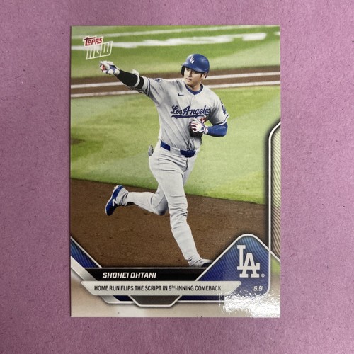 2025 Topps Now Shohei Ohtani #160SP HR FLIPS THE SCRIPT IN 9th INN. COMEBACK A2
