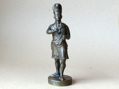 Phineas Car Mascot ULC UCH Bronze Tobacconist Figure Automobilia