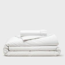 Organic Duvet Cover  Fitted Sheet Set