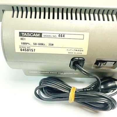 Tascam Portastudio 464 Cassette 4-Track Recorder Operation