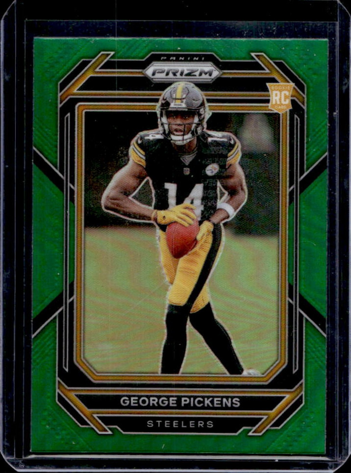 2022 Prizm George Pickens RC Green Rookie #329 Steelers