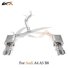 KA Exhaust Catback For Audi A4 A5 B8 B8.5 Steel rear section