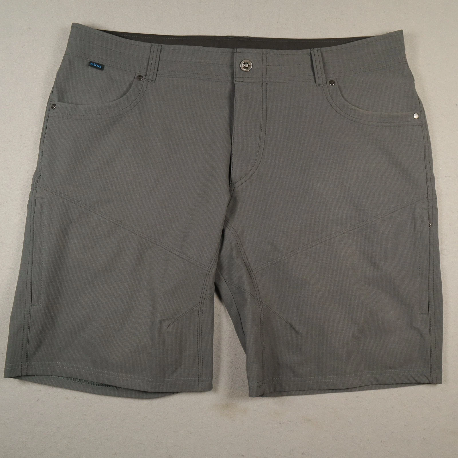 KUHL Silencr Kargo Shorts Mens 40 Gray Hiking Outdoor Stretch Ripstop 5230