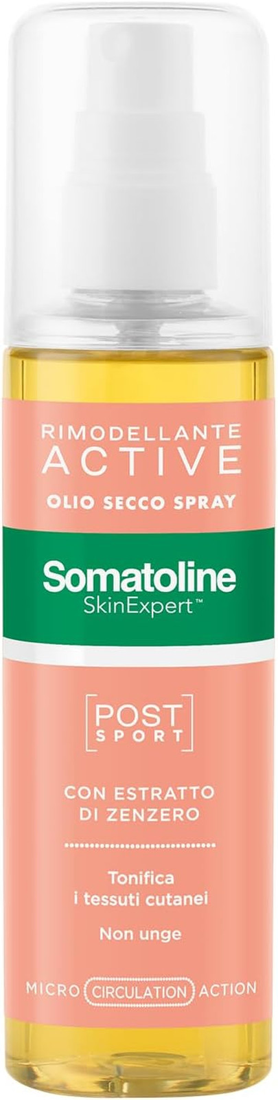 Somatoline Rimodellante Active Olio Secco Spray 125ml - Post-Sport