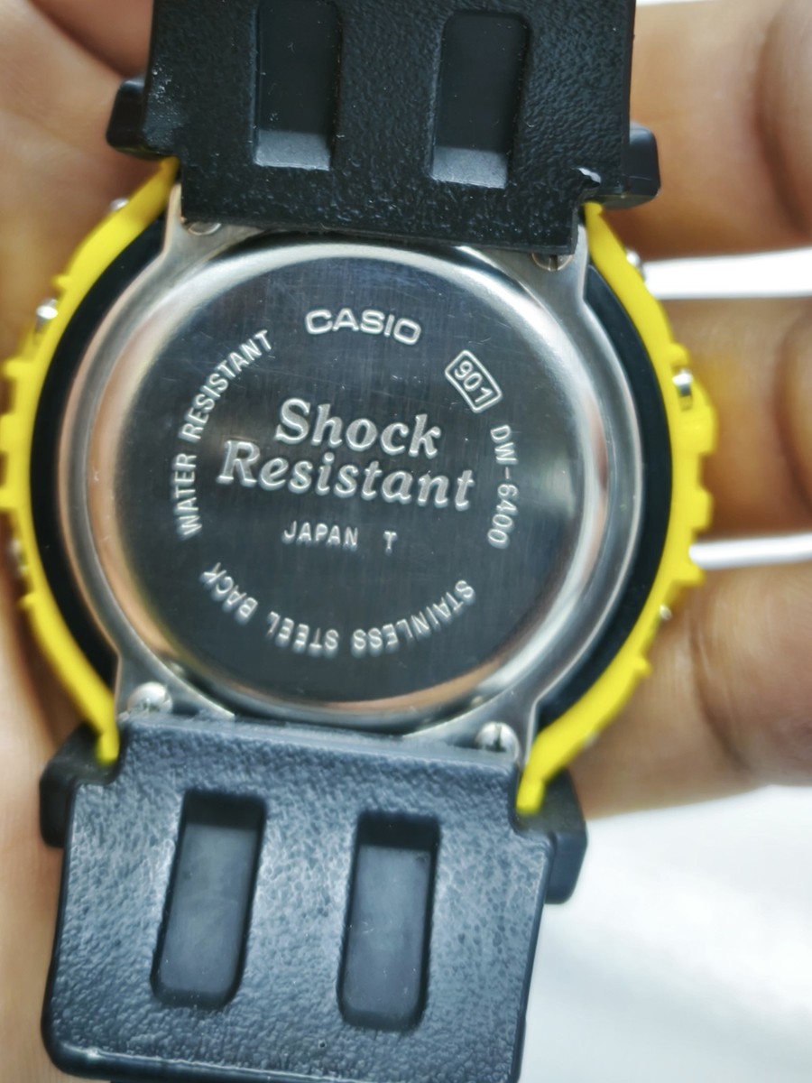 Vintage Casio G Shock DW-6400 ' BUMBLEBEE ' 901 Module (1994