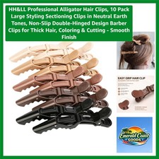 Professional Alligator Hair Clips, 10 Pack Large Styling Sectioning Clips in ...