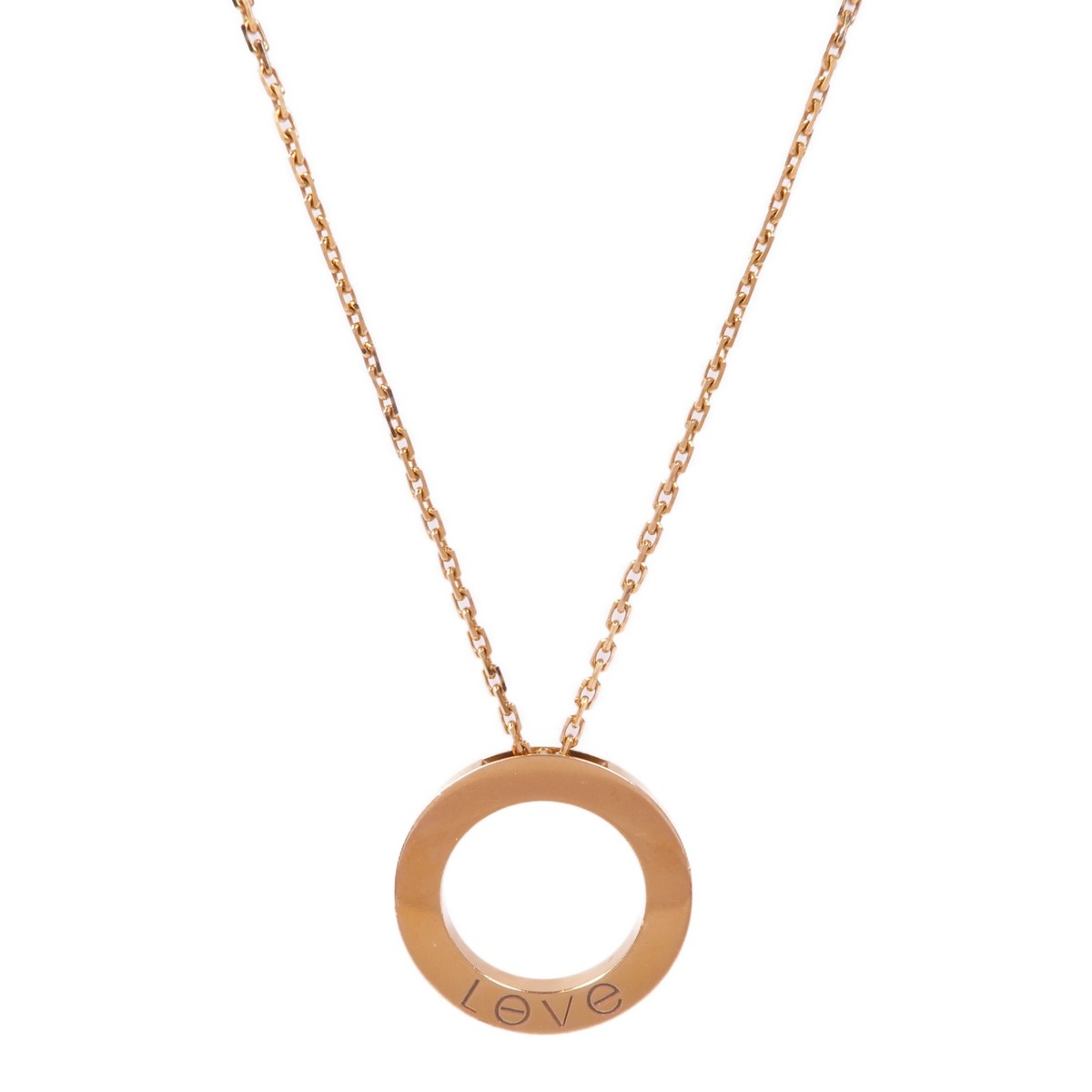 Cartier ローズゴールド ネックレス CARTIER Love Necklace 18K Rose Gold | eBay
