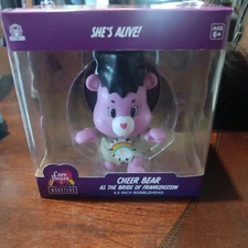 Care Bears x Monsters: CHEER BEAR as the Bride of Frankenstein 4.5" Bobblehead!