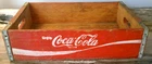 VINTAGE Wooden COCA COLA Crate Carrier COKE Wood Box Case Retro Home Decor