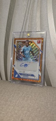 Bazoumana Toure /25 Topps Bundesliga Chrome 25/26 Rookie RC Autograph Hoffenheim