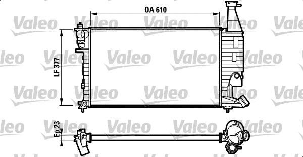 Valeo KüHler, MotorküHlung 732563 FüR CitroËN Peugeot-image