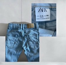 ZARA Toddler Girls Jeans Size 2-3 In Excellent Condition Medium Wash