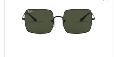 Ray-Ban 1971 Women's Sunglasses Black Frame Green Lenses
