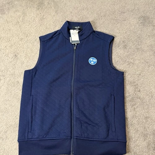 NWT RLX Ralph Lauren Quilted Full Zip Golf Vest Navy Men’s M - product listing photo