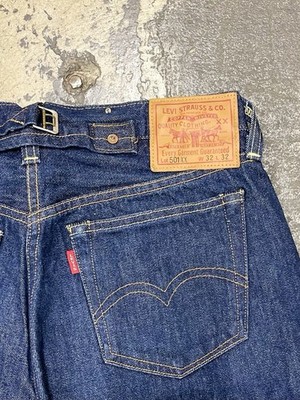 Levi's Vtg Clothing 1937 Denim Jeans Buckle Back Selvedge 32x32