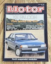 MODERN MOTOR MAGAZINE APRIL 1982 FORD FALCON XE FAIRMONT  GHIA ESP FAIRLANE LTD