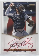 2012 Panini USA Baseball National Team Red Ink /25 Jeremy Martinez #JM Auto 1i8