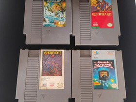 Nintendo NES Game Lot Sky Shark, Legacy of the Wizard, Gauntlet II, Captain Sky&hellip;