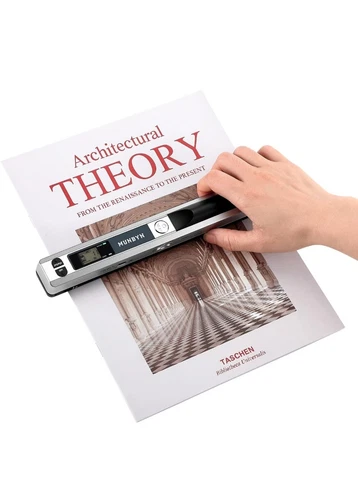 MUNBYN Portable , Handheld Document  A4 Photo Color Mobile Scanner 900DPI 16GB