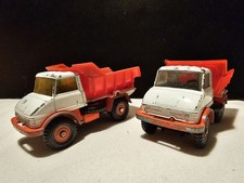 Corgi TY88201 Unimog Farm Truck with Working Tipper x2