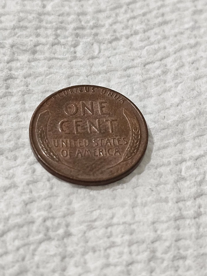 1957 Wheat Penny D ERROR COIN. L ON RING AND number 9 filled . FREE SHIP - Image 4 of 4