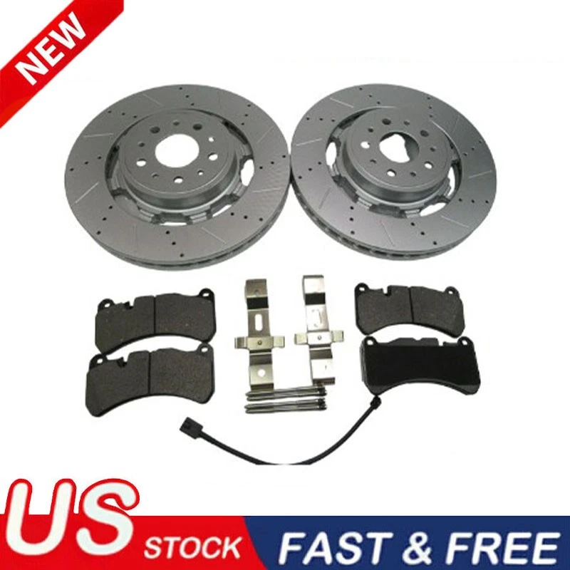 Maserati GranTurismo & Grancabrio Front Brake Pads & Rotors - High Performance - Image 2 of 4