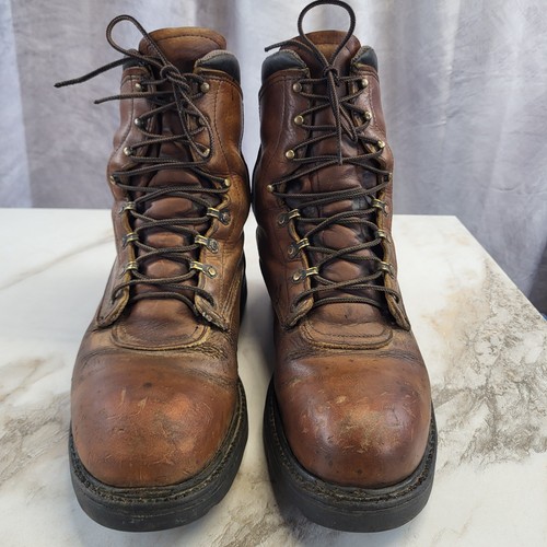 Red Wing USA Steel Toe EH Lace Up Work Boots Men's Size 11 D Black 2264 - Picture 3 of 17