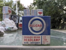 NOS AllCar  4000 Sealed Beam Headlamp 12v  replace 4002
