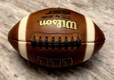 Wilson 1003 GST Football NFHS/NCAA Leather Football prep 140 no prep 110 