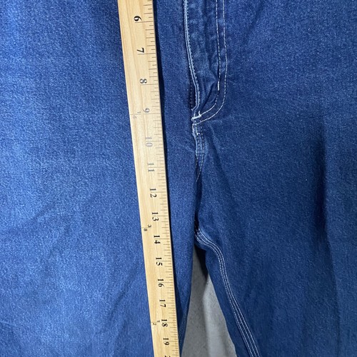 Carhartt Straight Denim Blue Jeans Carpenter Pants Mens 36 x 32 Workwear Vintage - Picture 9 of 10