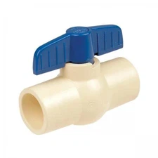 NIBCO MB0012B Ball Valve 1-1/4" CPVC 150 PSI 140F Slip Connection