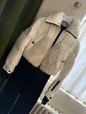 Moncler Grenoble women’s White Fur Ski Jacket