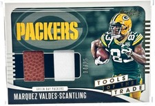 2019 Panini Absolute Marquez Valdes-Scantling Game Used Football Patch /25 GB