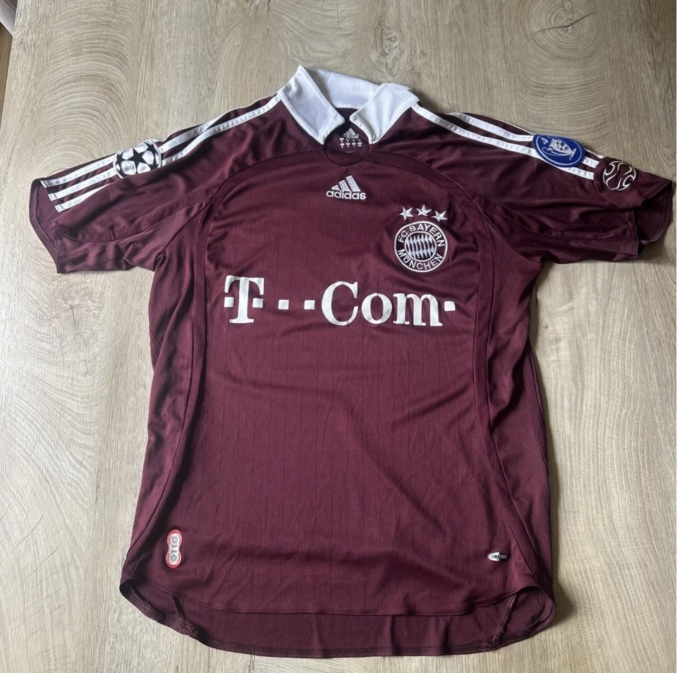 MAILLOT THIRD FOOTBALL ADIDAS BAYERN MUNICH LIGUE DES CHAMPIONS 2006 2007 T M - Photo 1/4