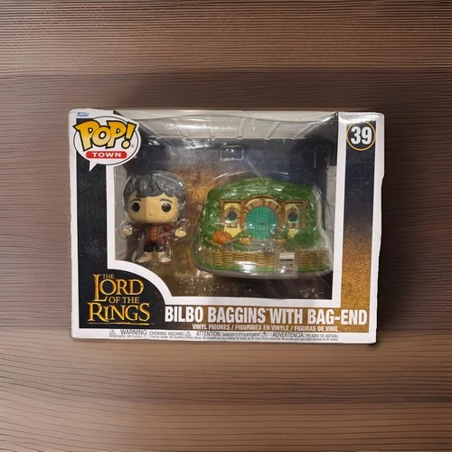 Funko Pop! Town: The Lord of the Rings - Bilbo Baggins with Bag-End #39