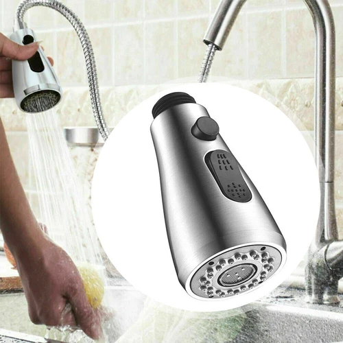 Kitchen Tap Pull Out Spray Head Replacement Faucet Sprayer Mixer Shower Head - Picture 6 of 14