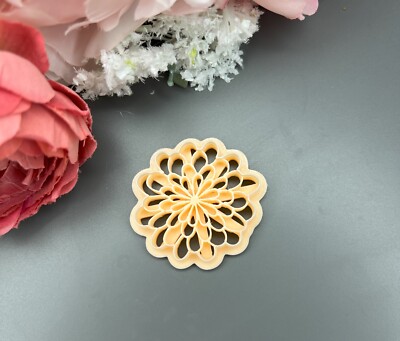 Blume 30 Ohrringe Polymer Ton Schneider | 3D-gedrucktes Ton Werkzeug | IrisCrafts7 UK