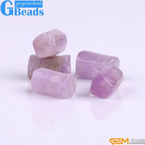 Natural Assorted Gemstone Faceted Tube Column Beads for Jewelry Making 8x12mm - Picture 150 of 192