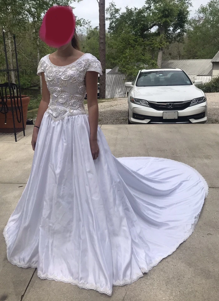 vestido de novia talla 4 usado Foto 3 de 4